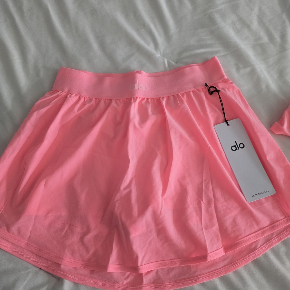 ALO Yoga Neon Pink Skort